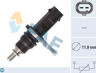 FAE 33894 - Czujnik, temperatura płynu chłodzącego parts5.com