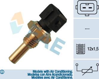 FAE 33300 - Sensor, temperatura del refrigerante parts5.com