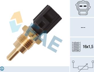 FAE 33311 - Érzékelő, hűtőfolyadék-hőmérséklet parts5.com