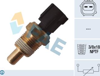 FAE 33335 - Senzor,temperatura lichid de racire parts5.com