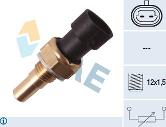 FAE 33330 - Sensor, coolant temperature parts5.com