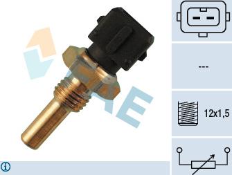 FAE 33370 - Sensor, temperatura del refrigerante parts5.com