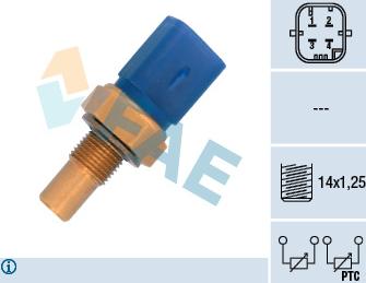 FAE 33791 - Andur,Jahutusvedeliku temp. parts5.com