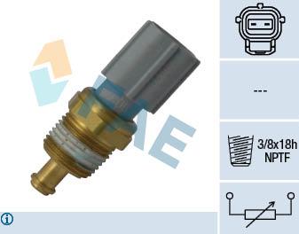 FAE 33734 - Sensor, coolant temperature parts5.com