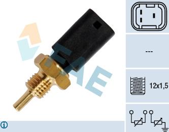 FAE 33724 - Andur,Jahutusvedeliku temp. parts5.com