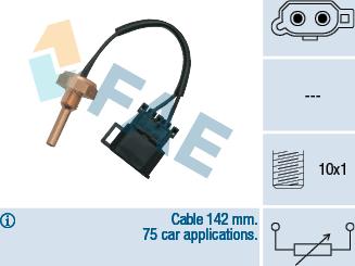 FAE 32370 - Sensor, coolant temperature parts5.com