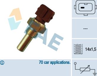 FAE 32270 - Soğutucu akışkan sıcaklık sensörü parts5.com