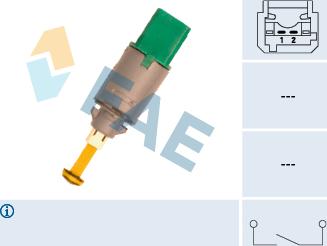 FAE 24900 - Interruptor luces freno parts5.com