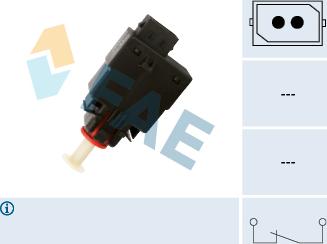 FAE 24460 - Interruptor luces freno parts5.com