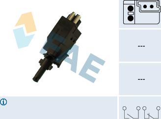 FAE 24590 - Interruptor luces freno parts5.com