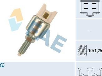 FAE 24625 - Interruptor luces freno parts5.com