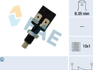 FAE 24080 - Stikalo zavorne luci parts5.com