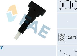 FAE 24160 - Interruptor luces freno parts5.com