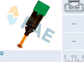 FAE 24899 - Spínač brzdových svetiel parts5.com