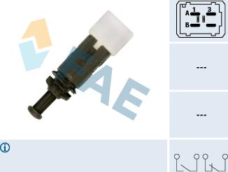 FAE 24895 - Brake Light Switch parts5.com