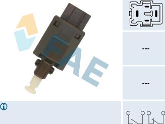 FAE 24852 - Interruptor luces freno parts5.com