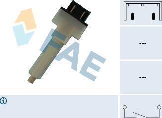 FAE 24280 - Interruptor luces freno parts5.com