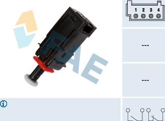 FAE 24795 - Brake Light Switch parts5.com