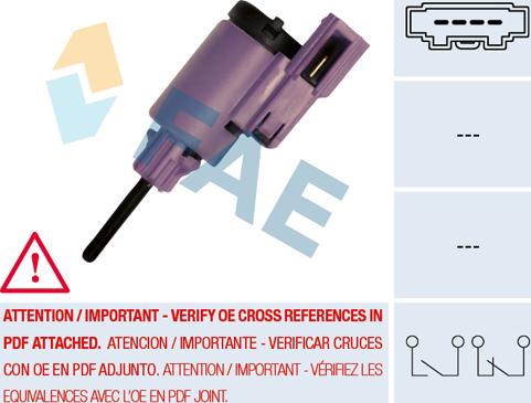 FAE 24760 - Comutator lumini frana parts5.com