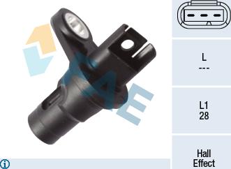 FAE 79445 - Sensor, crankshaft pulse parts5.com