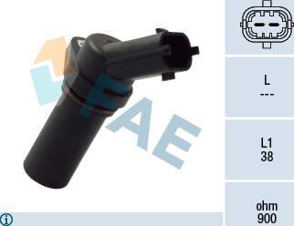 FAE 79401 - Sensor, crankshaft pulse parts5.com