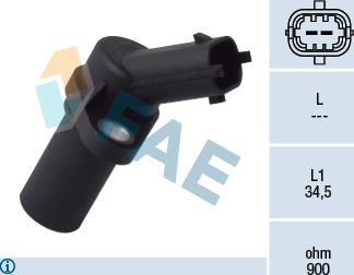 FAE 79093 - Sensor, crankshaft pulse parts5.com