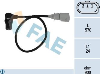 FAE 79056 - Sensor, crankshaft pulse parts5.com