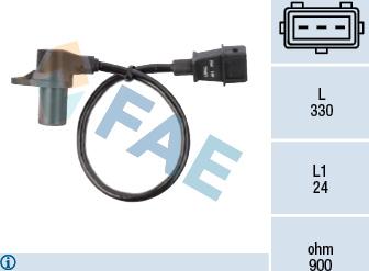 FAE 79051 - Sensor, crankshaft pulse parts5.com