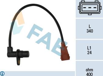 FAE 79033 - Senzor impulsuri, arbore cotit parts5.com