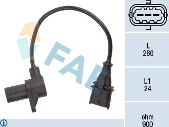 FAE 79197 - Senzor impulsuri, arbore cotit parts5.com