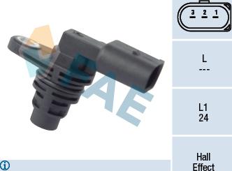 FAE 79142 - Senzor,pozitie ax cu came parts5.com