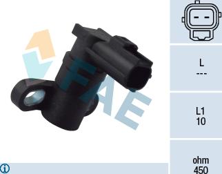 FAE 79161 - Sensor, crankshaft pulse parts5.com