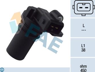 FAE 79162 - Sensor, crankshaft pulse parts5.com