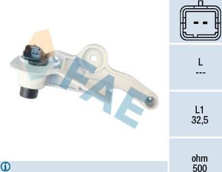 FAE 79119 - Sensor, crankshaft pulse parts5.com