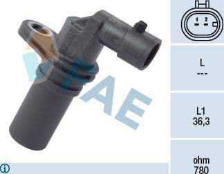 FAE 79173 - Sensor, crankshaft pulse parts5.com