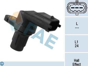 FAE 79350 - Érzékelő, vezérműtengely-pozíció parts5.com