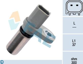 FAE 79240 - Senzor impulsuri, arbore cotit parts5.com