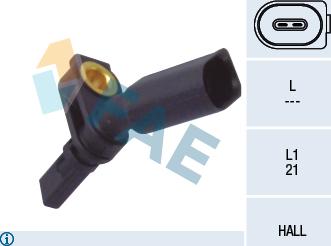 FAE 78065 - Tekerlek hız sensörü parts5.com