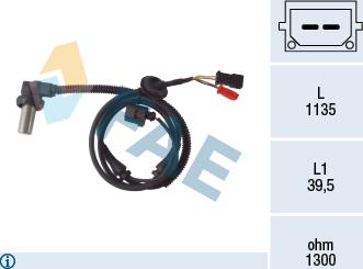 FAE 78085 - Sensor, wheel speed parts5.com