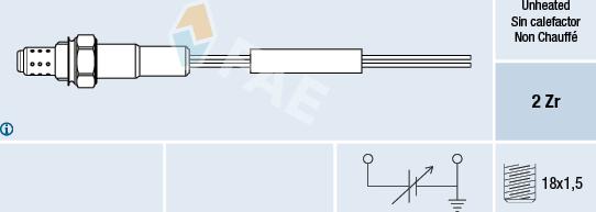 FAE 77002 - Lambda andur parts5.com