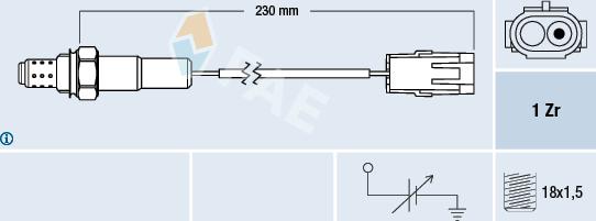 FAE 77103 - Sonde lambda parts5.com