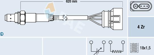 FAE 77131 - Lambda andur parts5.com