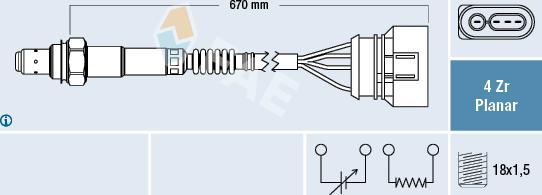 FAE 77302 - Lamda-sonda parts5.com