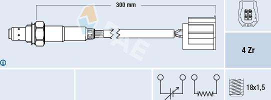 FAE 77314 - Lamda-sonda parts5.com