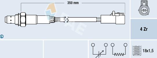 FAE 77264 - Lambda-sonda parts5.com