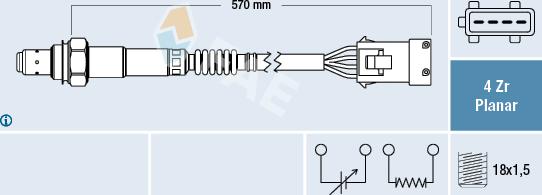 FAE 77283 - Lambda andur parts5.com