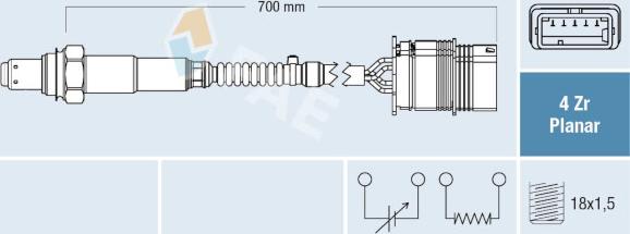 FAE 77760 - Lambda-sonda parts5.com