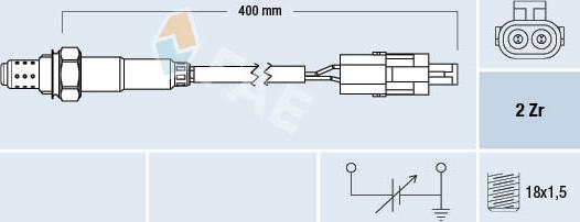 FAE 77773 - Sonde lambda parts5.com