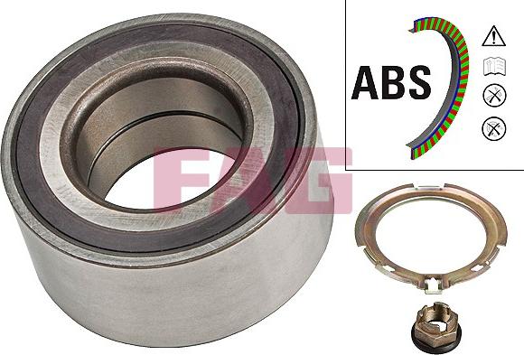 FAG 713 6441 20 - Kerékcsapágy készlet parts5.com