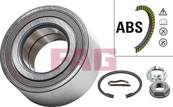 FAG 713 6401 80 - Kerékcsapágy készlet parts5.com